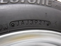 14インチ ブリヂストン 165/70R14 5J 100/114.3 マーチ/アクア 中古スタッドレスタイヤ鉄ホイール【4本セット】送料無料(ASS14-0734）_画像7