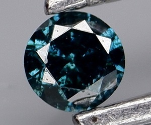 【希少】0.08カラット　アフリカ産ブルー・ダイヤモンド