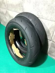 ダンロップハイグリップタイヤ前後セット TT93GP PRO 120/80-12 KR337 100/485-12 NSR50 NSF100 エイプ XR100 シグナスX マジェスティ125