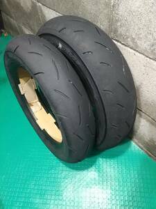 ダンロップハイグリップタイヤ前後セット TT93GP PRO 100/90-12 120/80-12 NSR50 NSF100 エイプ XR100 シグナスX マジェスティ125