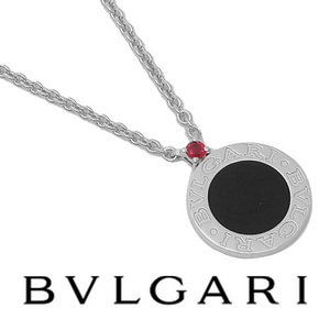 [新品]ブルガリ ネックレス アクセサリー セーブ ザ チルドレン ルビー: 0.07カラット ブラック シルバー BVLGARI 356910[並行輸入品]