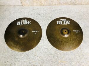 中古 Paiste RUDE Hi-Hat 14 Pair (u78377)