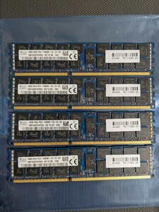 SK hynix サーバー用メモリ 64GB(16GB×4枚) PC3-14900R (DDR3-1866) Registered RDIMM