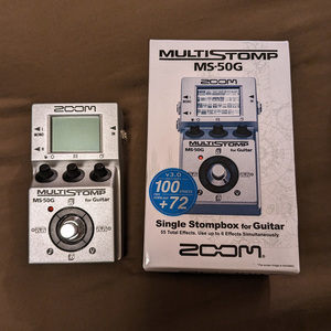 【美品】ZOOM MS-50G マルチストンプ　　　　　　　　検：ズーム　マルチエフェクター　アンプシミュレーター