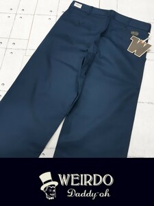 タグ完備 WEIRDO LIFT UP ワークパンツ　ウィアード リフトアップ パンツ w34 ネイビー