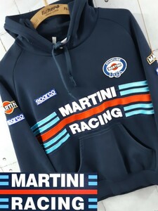 MARTINI RACING SPARCO パーカー マルティニレーシング イタリア製 ワッペン 刺繍