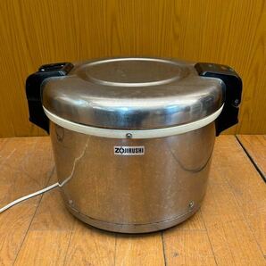 ★動作品★ZOJIRUSHI 象印 電子ジャー★3.3升 6L★THS-C60型 保温ジャー★厨房機器★飲食店★店舗★業務用★SR(N224)の画像1