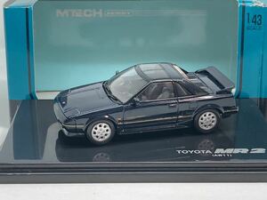 1/43 トヨタ MR2 AW11 ブラック FS 限定　エポック社　エムテック