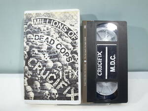 ☆【VHS】CRUCIFIX/MILLIONS OF DEAD COPS＆CRUCIFIX　（管理：5281）