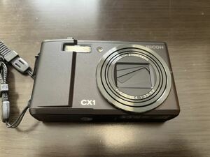 RICOH リコー デジタルカメラ CX1 デジカメ ネックストラップ 専用ケース付 動作確認済み