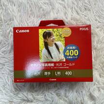 Canon 写真用紙 光沢 ゴールド L判 400枚 GL-101L400_画像1