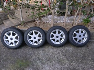 【スタッドレス】TOYO GARIT G5 175/65R14 + JOKERアルミホイール（14インチ ４穴 6JJ ET38 PCD100&114.3 ハブ径73mm）４本セット