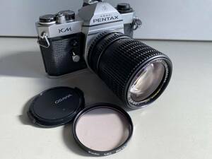 ⑬t118◆PENTAX ペンタックス◆フィルムカメラ KM ボディ OSAWA MC レンズ 1:3.5-4.5 35-105mm 一眼レフカメラ 光学機器 フィルター