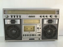 Eu241◆National ナショナル◆ラジカセ カセットレコーダー RX-5600 シルバー カセットテープ ラジオ FM/AM オーディオ機器 ジャンク_画像2