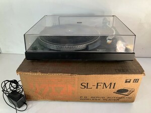 Eu243◆Technics テクニクス◆ターンテーブル LP F・G・SERVO AUTOMATIC TURNTABLE SYSTEM SL-FM1 270C レコードプレーヤー 箱付 ジャンク