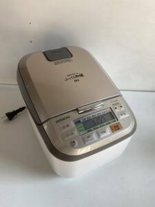 Et831◆HITACHI 日立◆IHジャー炊飯器 RZ-TS104M ふっくら御膳 5.5合炊き 2021年製 圧力 スチーム 家電製品 シャンパンホワイト 動作品