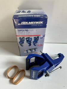 ⑤t885◆HOLMENKOL◆スノーボード/スキー スタンド スキー用品 SUPER PRO PLUS WORLD CUP/SKI TUNING TOOLS 固定バンド 