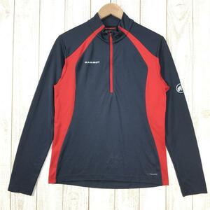 MENs S マムート トレイル ライトジップ ロングスリーブ TRAIL LIGHT ZIP LONGSLEEVE ポーラテックパワードライ ベー