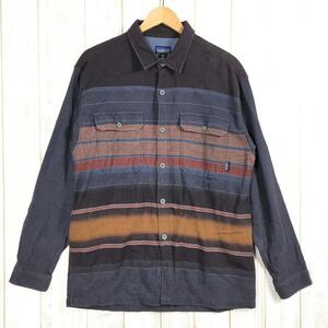 MENs M パタゴニア 2002 ヘビー フランネル シャツ Heavy Flannel Shirt ネルシャツ オーロラボレアリス：マンダリン