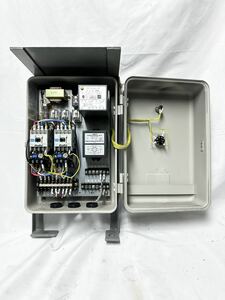 川本製作所　ポンプ　制御箱　 形式EC F-1.5-A 定格電AC 200V 動作未確認です、ジャンク扱い