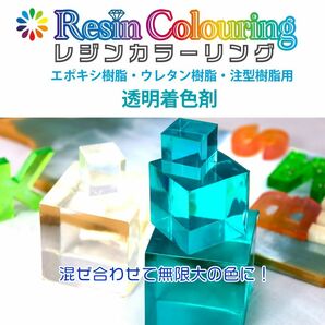 レジンカラーリング マリンブルー 5g /レジン 着色剤 エポキシ樹脂 ウレタン樹脂 着色料 カラフル 顔料 透明顔料 Z30の画像3