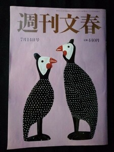 [13142]週刊文春 令和4年7月14日号 文藝春秋 橋本愛 参院選 飯豊まりえ ルー大柴 ニュース 報道 政治 経済 社会 国際 スポーツ 芸能 健康