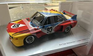 1/18 BMW アートカー　3.0 CSL art car Alexander Calder 