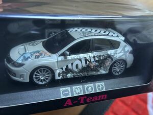 1/43 a-team スバル　インプレッサ WRX STI 2008 一騎当千 趙雲子龍　ver 10089 痛車　