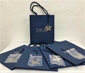 DIOR ディオール メンズ　紙袋　ショッパー　５枚セットチャーム付き