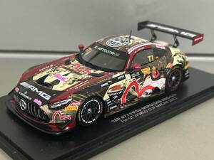 1/43 EVISU X特注　AMG GT3 Evo #77 FIA GT Worid Cup Macau 2023 Maro Engel sparkモデル製