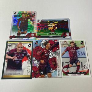 [ヴィッセル神戸] 100円スタート！ 2023 TOPPS Jリーグフラッグシップ Flagship チーム別セット インサート パラレルなど イニエスタ