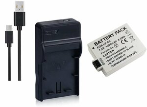 セットDC27 対応USB充電器 と Canon LP-E5 互換バッテリー