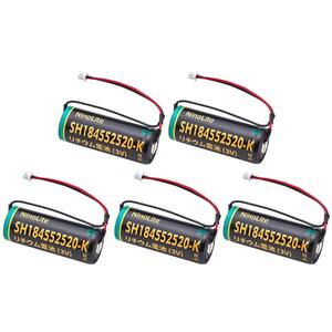 5個セット SH184552520-K (SH184552520) CR17450E-N (3V) 大容量リチウム電池 互換電池 住宅火災警報器 交換用 SHJ9025455 等対応