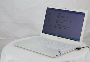 FUJITSU FMVA42B3W LIFEBOOK AH42/B3　Celeron 3865U 1.80GHz 4GB ■現状品