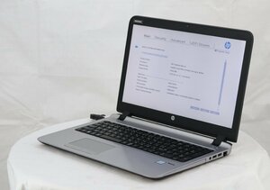 hp ProBook 450 G3 -　Core i3 6100U 2.30GHz 8GB 500GB■現状品