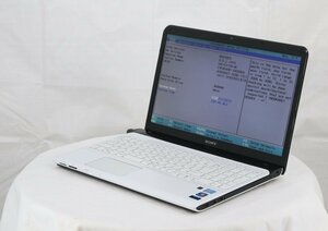 SONY SVE15115FJW VAIO　Core i3 2370M 2.40GHz 4GB ■現状品