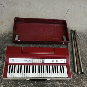 通電確認済 ACE TONE model top 5 エーストーン キーボード 電子オルガン　electric organ ジャンク品 鍵盤楽器121508w