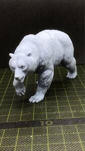 F763 1/24スケール（1/20も可？）　さいきょうの指導者用クマのみ　ベアライディング　3Dプリント出力品　レジン　テストプリント品