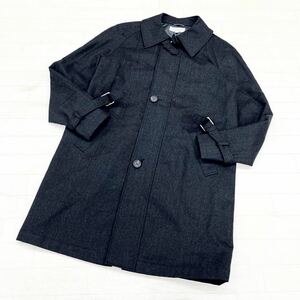 1282◎ ANNELIES BRAECKMAN for UNITED ARROWS ユナイテッドアローズ コート セミロング ダークグレー メンズM