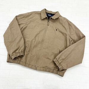 1285◎ POLO RALPH LAUREN ポロ ラルフローレン トップス ジャケット アウター コットン 100 ブラウン メンズLL