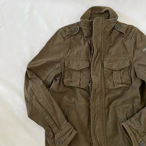 Abercrombie&Fitch アバクロ SENTINEL JACKET カーキ 深緑 ミリタリー アバクロンビー ジャケット フィールドジャケット M-65 サイズS