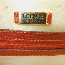 1円 ■ ロエベ ハンドバッグ ブラウン系 レザー レディース お洒落 通勤 通学 おでかけ LOEWE ■E.Csme.oR-13_画像8