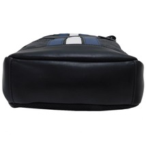 1円 ■ 新品同様 コーチ ボディバッグ F26067 マルチカラー系 PVC×レザー シグネチャー メンズ COACH ■E.Bupr.tI-14_画像5