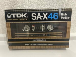  new goods unopened rare ultra rare TDK SA-X 46 high position cassette tape HIGH POSITION Hi Posi Showa Retro Vintage 