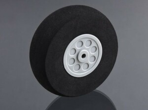 【新品】スポンジタイヤ 直径50mm 厚さ18mm 車軸穴3.1mm 2本セット 灰