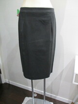 yoshie inaba　ヨシエイナバ　日本製　グレー　ウール混スカート　　送料無料　サイズ9_画像1