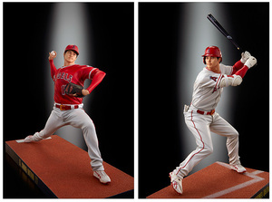 大谷翔平 プレミアム フィギュア 投・打 1/6スケール MLB公式ライセンス 稀少・限定品 新品・未開封 （付属品あり）