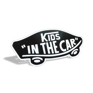 KIDS IN CARマグネットステッカー VANS キッズインカー