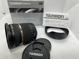 【NY013】 【美品】TAMRON / タムロン / SP AF 10-24mm f3.5-4.5 Di II / For Canon / キャノン用 / 元箱 / 防湿庫保管