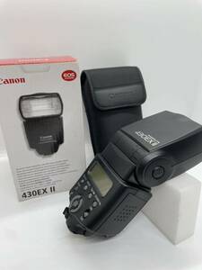 【NY011】【美品】CANON / キャノン / SPEEDLITE 430 EX II / スピードライト / ストロボ / フラッシュ / ケース / 元箱 / 防湿庫保管